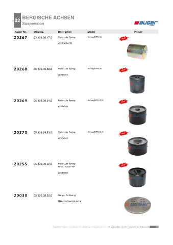 Spare parts cross-references for trucks and trailers