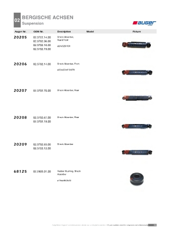 Spare parts cross-references for trucks and trailers