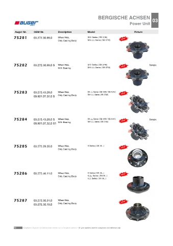 Spare parts cross-references for trucks and trailers