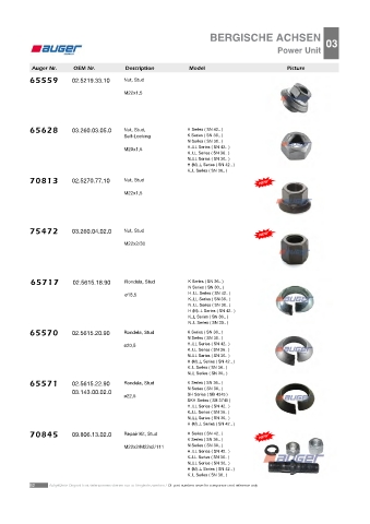 Spare parts cross-references for trucks and trailers