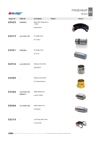 Spare parts cross-references for trucks and trailers