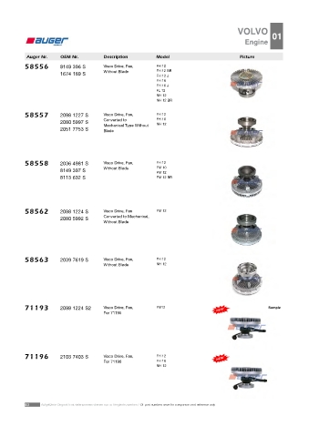 AUGER for trucks VOLVO