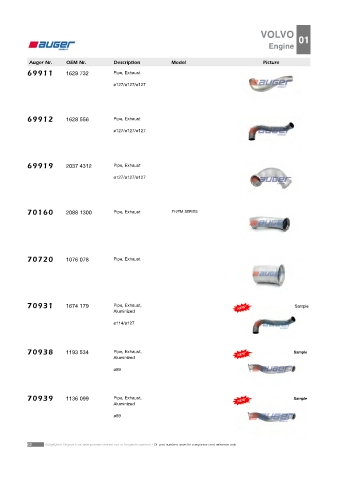 AUGER for trucks VOLVO