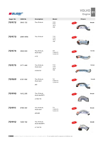 AUGER for trucks VOLVO