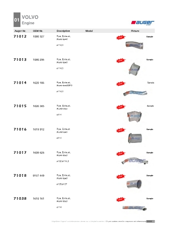 AUGER for trucks VOLVO