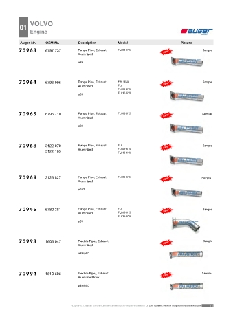 AUGER for trucks VOLVO