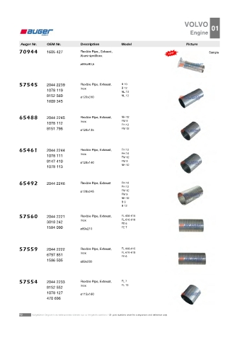 AUGER for trucks VOLVO