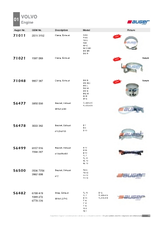 AUGER for trucks VOLVO