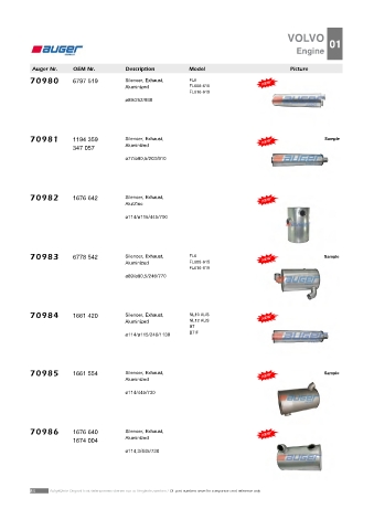 AUGER for trucks VOLVO