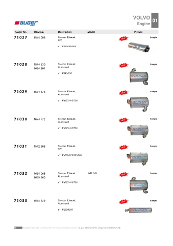 AUGER for trucks VOLVO