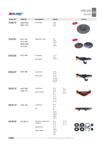 AUGER for trucks VOLVO