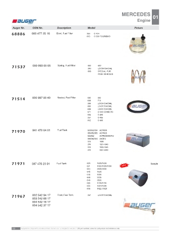 AUGER for trucks MERCEDES