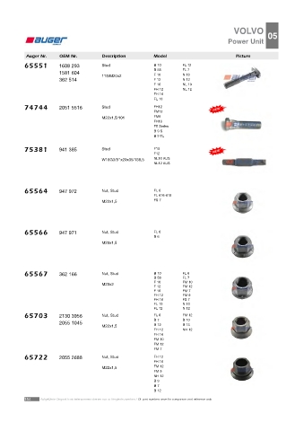 AUGER for trucks VOLVO