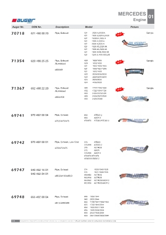 AUGER for trucks MERCEDES