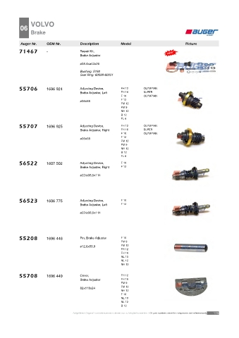 AUGER for trucks VOLVO