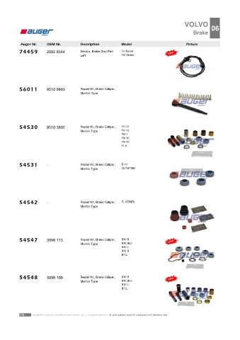 AUGER for trucks VOLVO