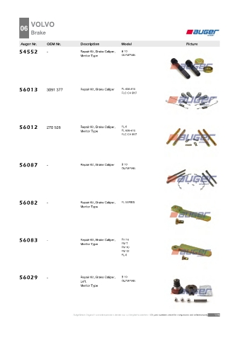 AUGER for trucks VOLVO