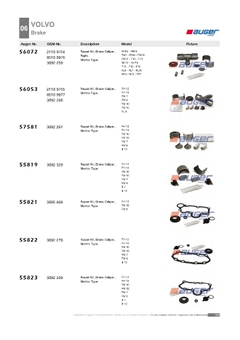 AUGER for trucks VOLVO