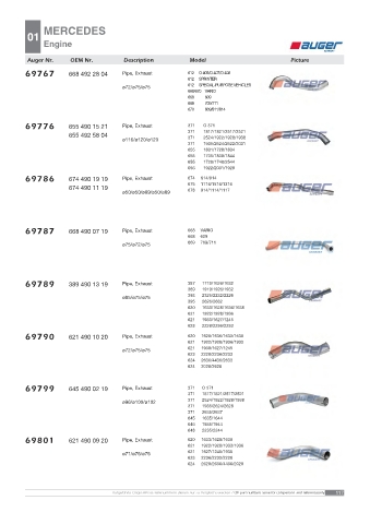 AUGER for trucks MERCEDES