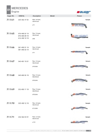 AUGER for trucks MERCEDES