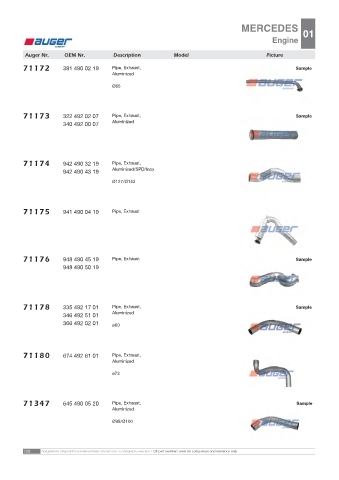 AUGER for trucks MERCEDES