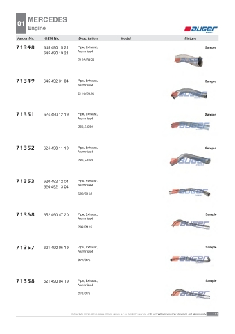 AUGER for trucks MERCEDES