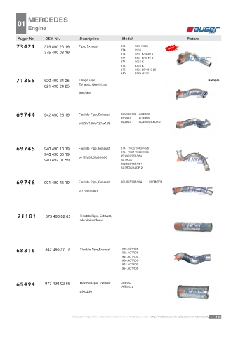 AUGER for trucks MERCEDES