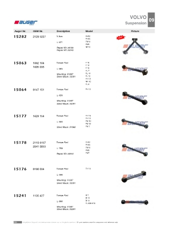 AUGER for trucks VOLVO