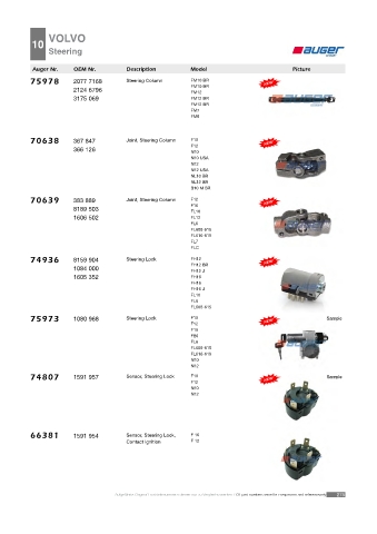 AUGER for trucks VOLVO