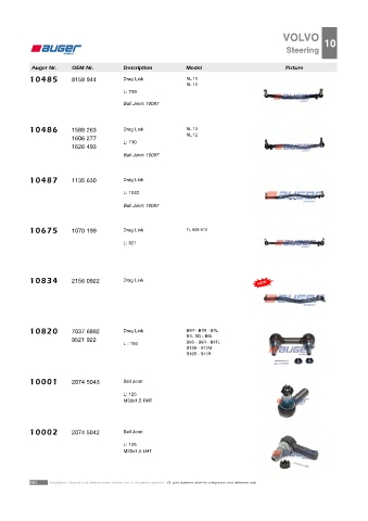 AUGER for trucks VOLVO