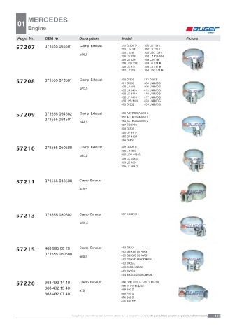 AUGER for trucks MERCEDES