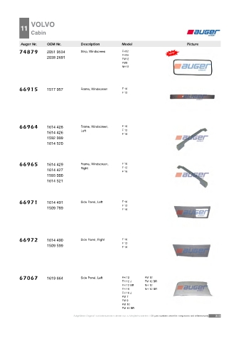 AUGER for trucks VOLVO