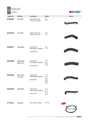 AUGER for trucks VOLVO