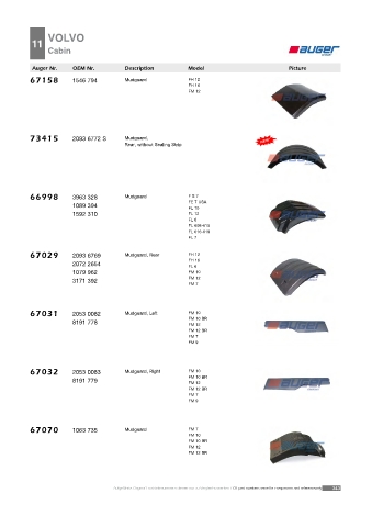 AUGER for trucks VOLVO