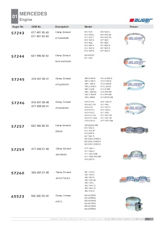 AUGER for trucks MERCEDES