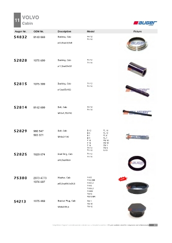AUGER for trucks VOLVO