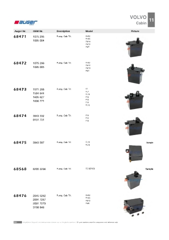 AUGER for trucks VOLVO