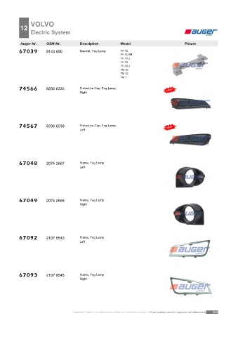 AUGER for trucks VOLVO