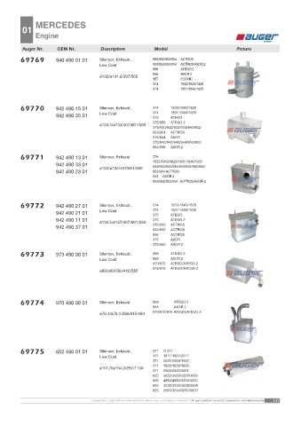 AUGER for trucks MERCEDES