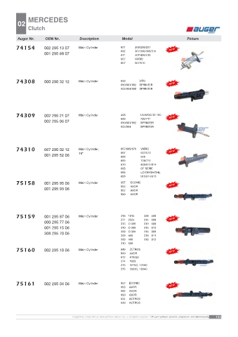 AUGER for trucks MERCEDES