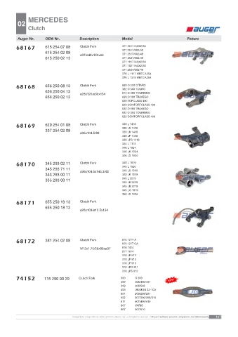 AUGER for trucks MERCEDES