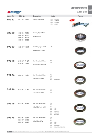 AUGER for trucks MERCEDES