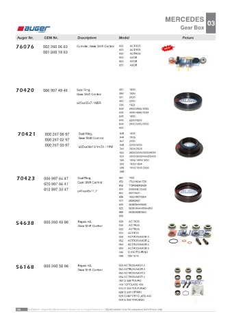 AUGER for trucks MERCEDES