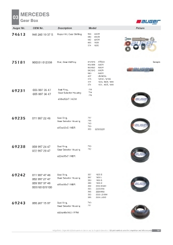 AUGER for trucks MERCEDES