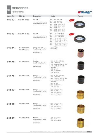 AUGER for trucks MERCEDES