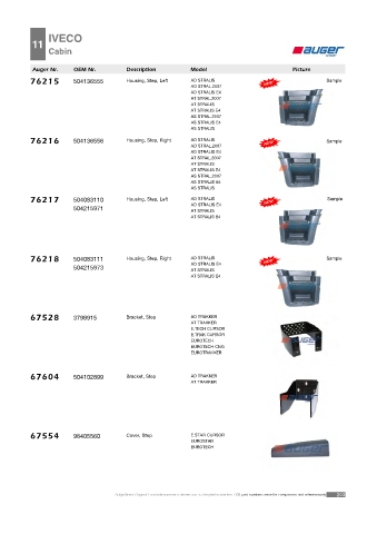 AUGER for trucks IVECO