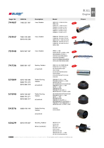 AUGER for trucks RENAULT