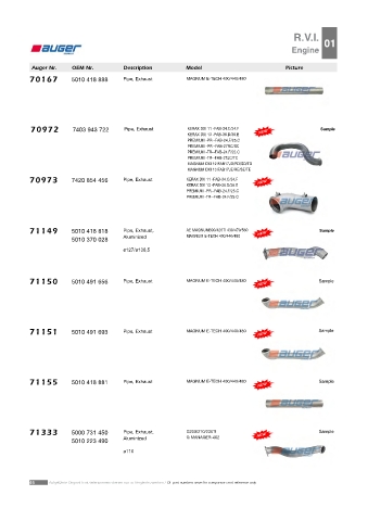 AUGER for trucks RENAULT