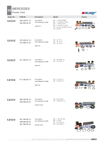 AUGER for trucks MERCEDES