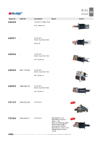 AUGER for trucks RENAULT